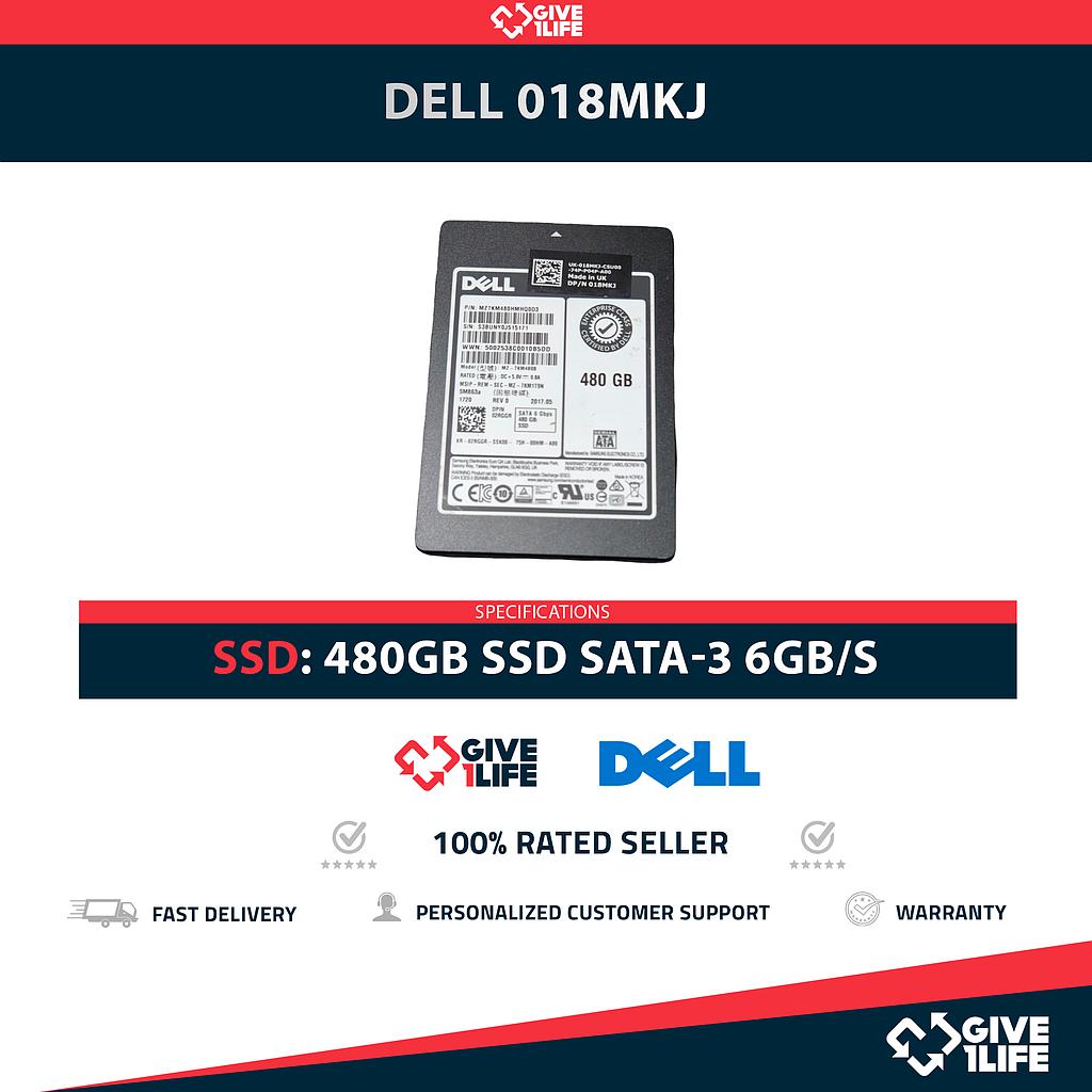 DELL 018MKJ 480GB SSD SATA-3 6GB/S 2.5"